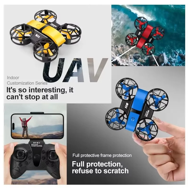 Drone Camera 4K - Мини-дрон D12 с камерой 4K, профессиональная