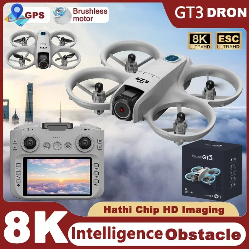 GT3 Мини НОВЫЙ Дрон Радиоуправ – обзор и цена Drone Camera With Gimbal