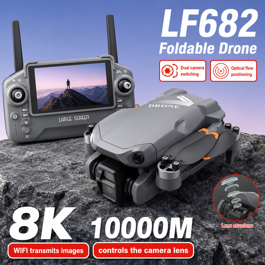 Дрон для аэрофотосъемки LF682  – обзор и цена Drone Camera 4K